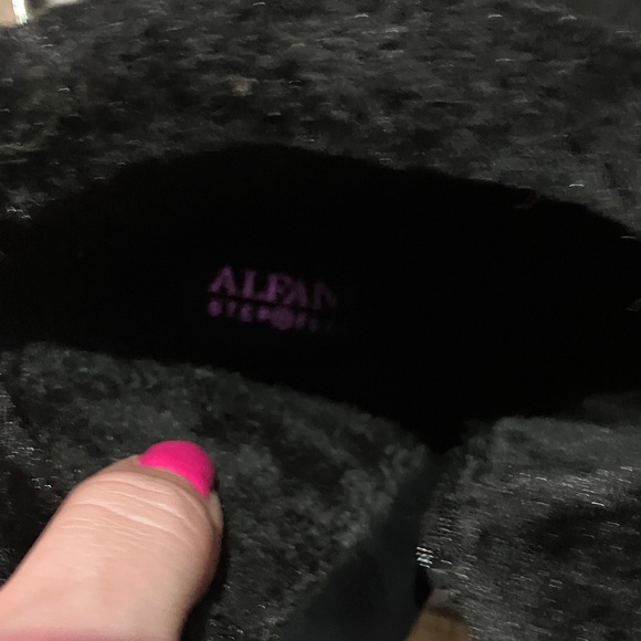 Alfani Black Suede Wedge Boots - Picture 4 of 7